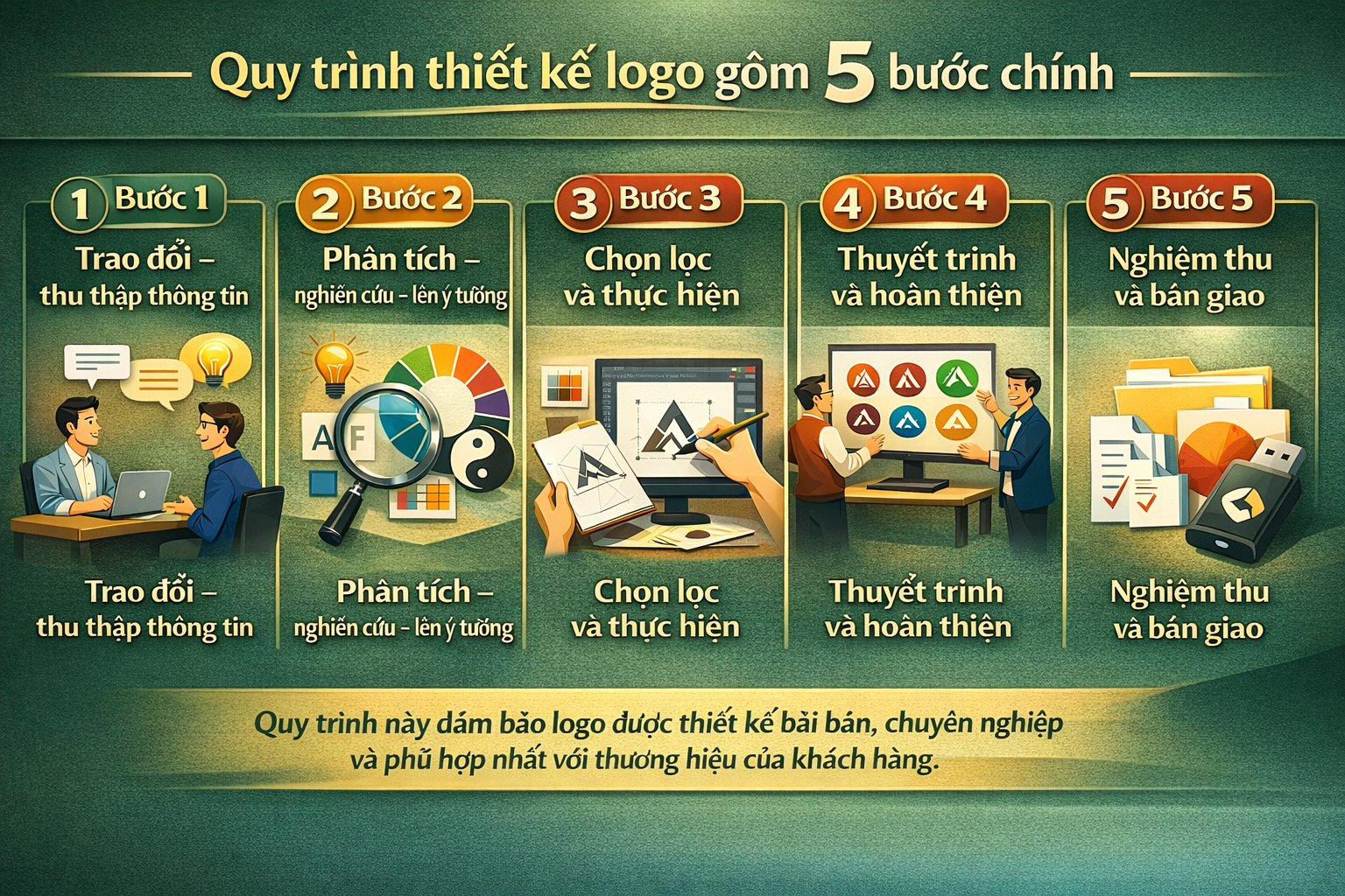 Quy trình thiết kế logo