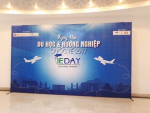 backdrop sự kiệnbac du học
