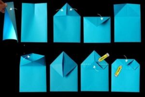 cách làm túi giấy đơn giản