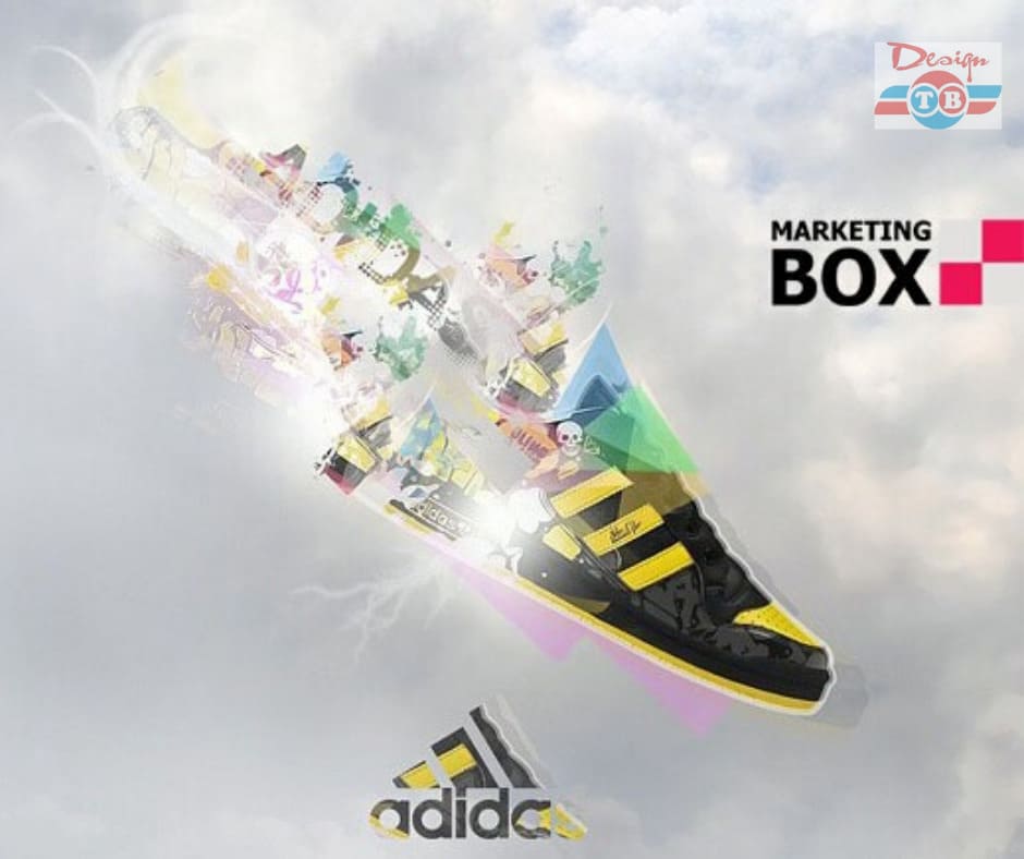 Ảnh truyền thông trong một chiến dịch của Adidas