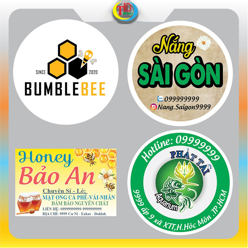 In decal nhựa sữa